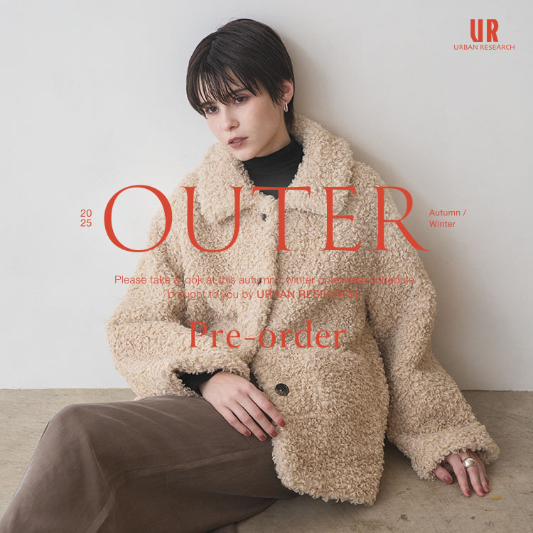 URBAN RESEARCHiA[oT[`j̃Vbvj[XuOUTER PRE ORDERv