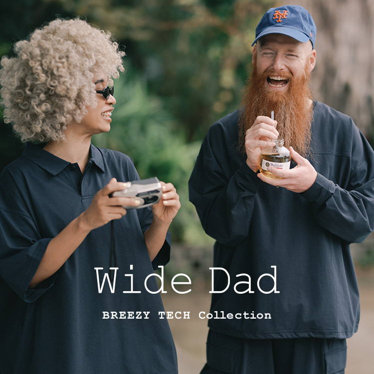 URBAN RESEARCH�i�A�[�o�����T�[�`�j�̃V���b�v�j���[�X�uWide Dad - BREEZY TECH Collection�v