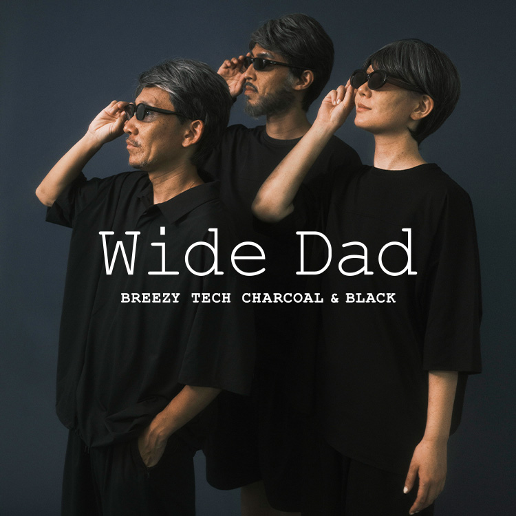 Wide Dad BREEZY TECH LONG-SLEEVE T-SHIRTS（Tシャツ/カットソー