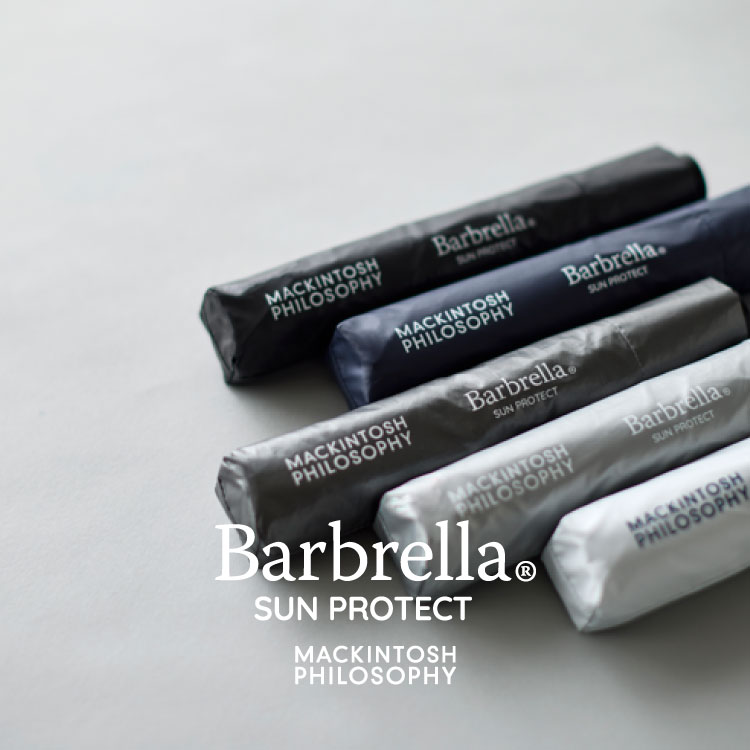 MACKINTOSH PHILOSOPHY�i�}�b�L���g�b�V�� �t�B���\�t�B�[�j�̃V���b�v�j���[�X�uBarbrella�������g�тł��錀�I�Ȍy�������͂̐܂��ݎP�v