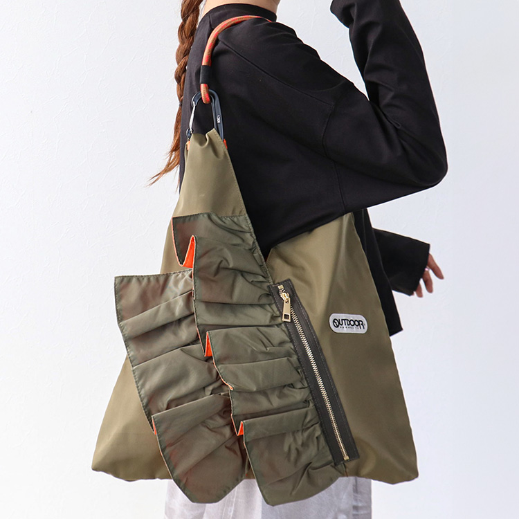 OUTDOOR RISLEY フリル付きトートバッグ 楽天市場】◇ RISLEY リズレー トライアングルフリルバッグ