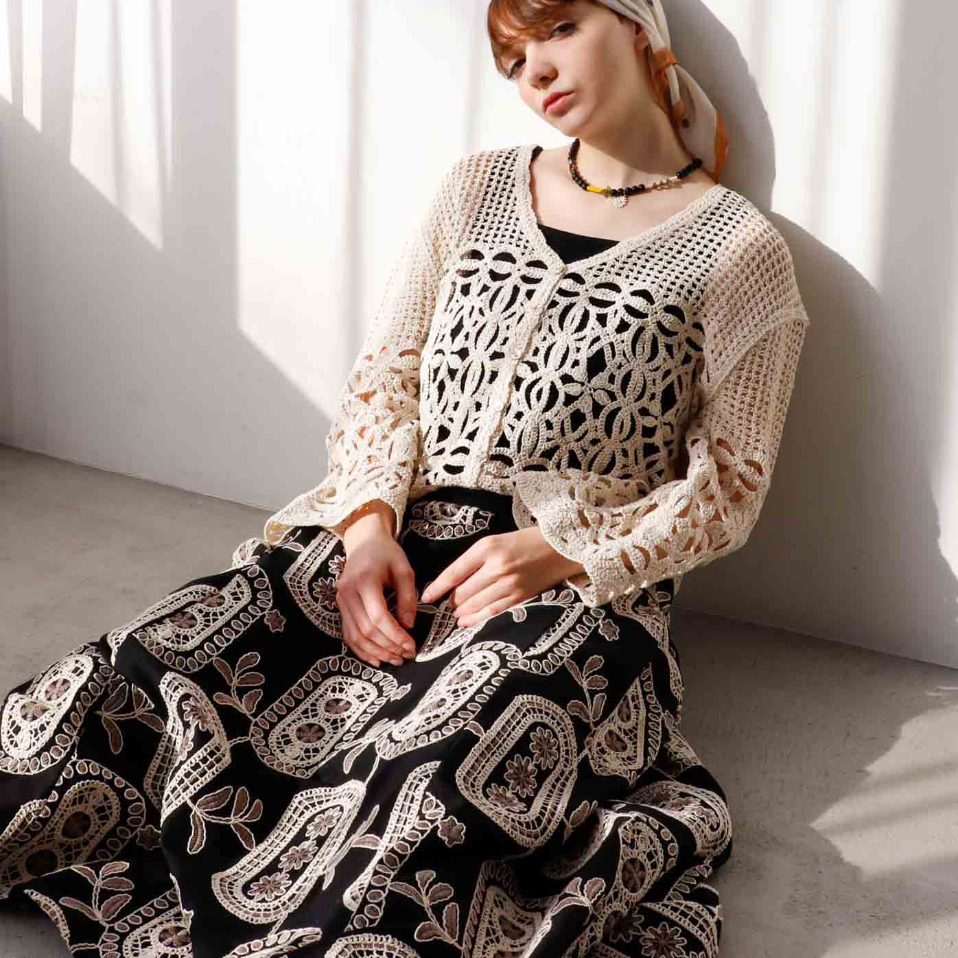 Three Four Time�i�X���[�t�H�[�^�C���j�̃V���b�v�j���[�X�u�h�J����ۓI�y�G���u���C�_���[�t���A�[�X�J�[�g�z�v