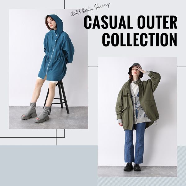 JEANASIS｜ジーナシスのトピックス「【CASUAL OUTER COLLECTION】春の