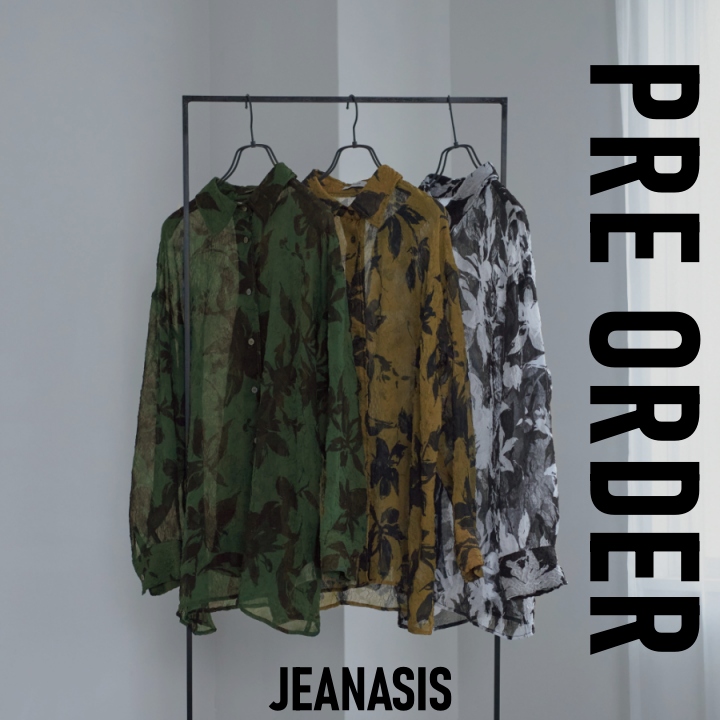 JEANASIS｜ジーナシスのトピックス「【PRE ORDER】先行予約受付中☆春