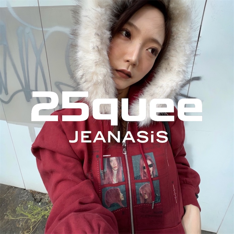 25quee】カコウプリントZIPパーカー/580779（パーカー）｜JEANASIS