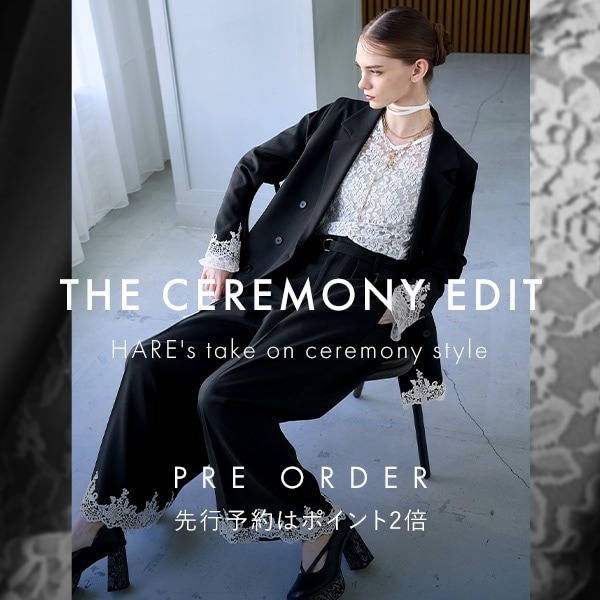 HARE�i�n���j�̃V���b�v�j���[�X�u�yHARE�zTHE CEREMONY EDIT�_�Z�����j�[�A�C�e��8������\��̔��X�^�[�g�^ �v