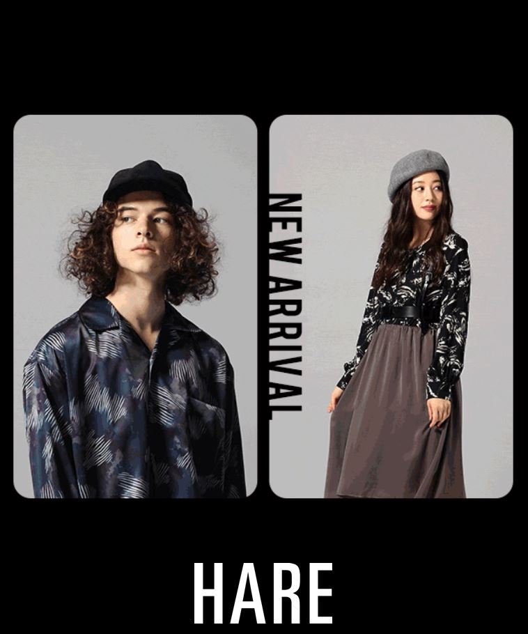 HARE｜ハレのトピックス「【NEW ARRIVAL】秋の新作アイテム多数入荷