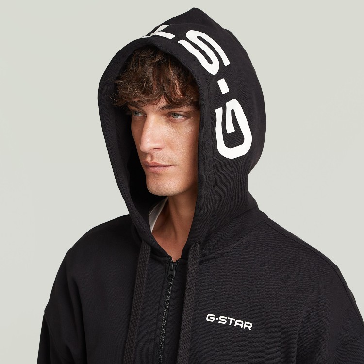 今季商品異素材使い黒 パーカー　サイズ44 22740879ebfa1a4d2b6591801f0436