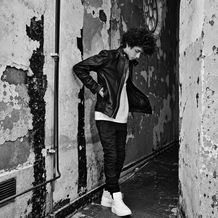 REVEND SKINNY JEANS/ストレッチスキニージーンズ/レザーライク