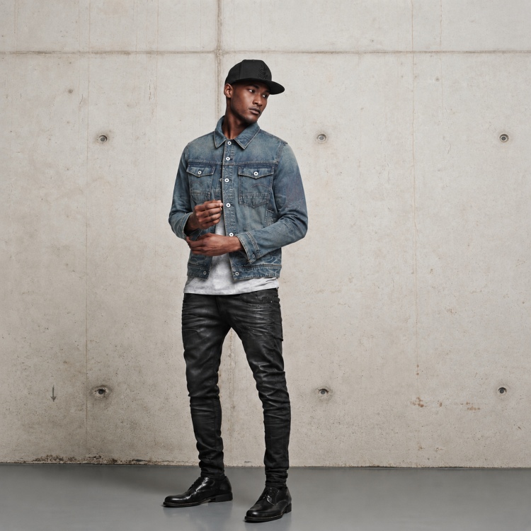 REVEND SKINNY JEANS/ストレッチスキニージーンズ/レザーライク