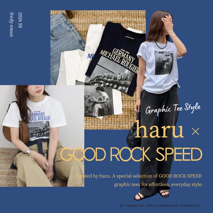 FREDY&GLOSTER�i�t���f�B �A���h �O���X�^�[�j�̃V���b�v�j���[�X�uharu× GOOD ROCK SPEED�v