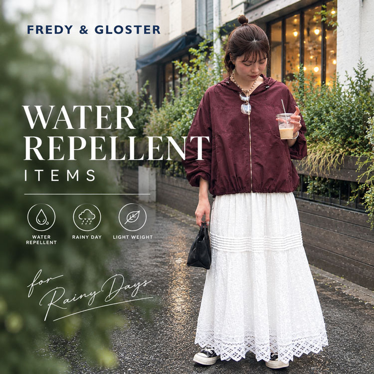 FREDY&GLOSTER�i�t���f�B �A���h �O���X�^�[�j�̃V���b�v�j���[�X�uWATR REPELLENT ITEMS�v