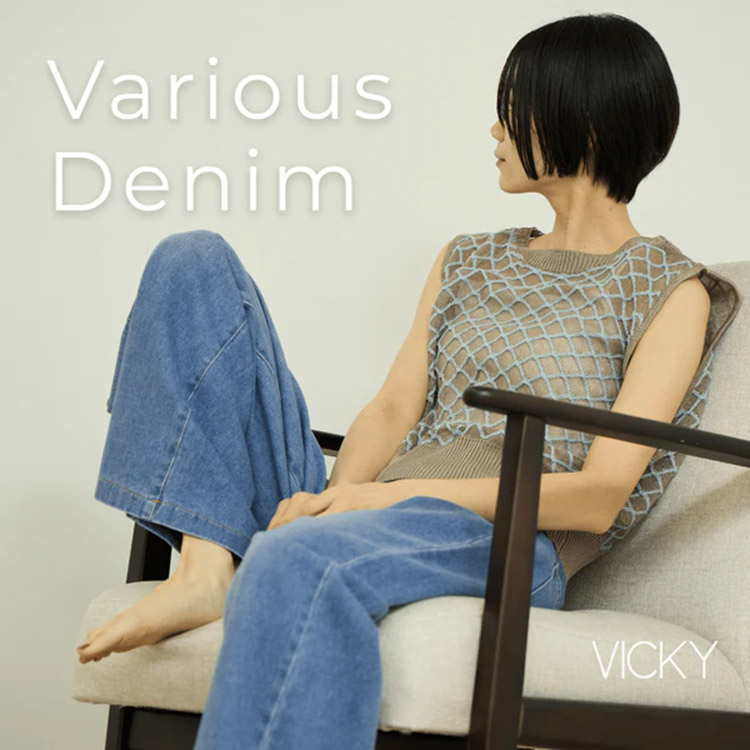 VICKY�i�r�b�L�[�j�̃V���b�v�j���[�X�uVarious Denim�yVICKY�z�v