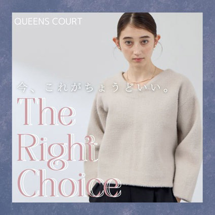 QUEENS COURT�i�N�C�[���Y�R�[�g�j�̃V���b�v�j���[�X�u���̋C���Ƀt�B�b�g����A QUEENS COURT �̖��i�yQUEENS COURT�z�v