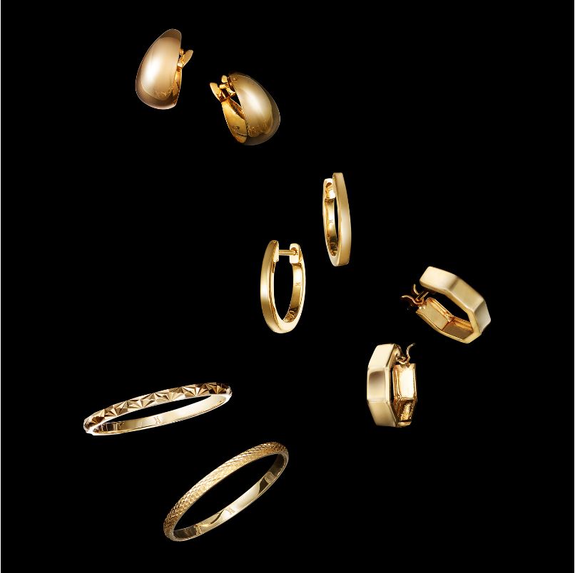 【Vendome Aoyama】K18 フープピアス∗*゜ VENDOME AOYAMA ピアス K18 フープピアス(大） レディース