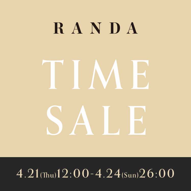 Randa ランダのトピックス Zozoタイムセール Zozotown