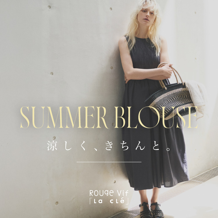 Rouge vif la cle�i���[�W������B�t ���N���j�̃V���b�v�j���[�X�uSUMMER BLOUSE ������������Ɓv