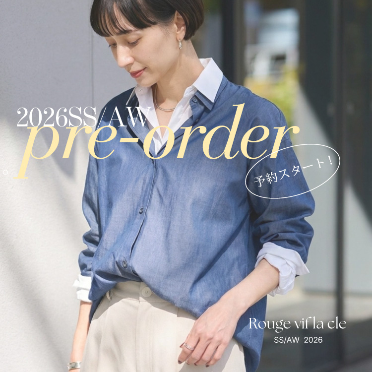 Rouge vif la cle�i���[�W������B�t ���N���j�̃V���b�v�j���[�X�u2026SS/AW PRE ORDER �\��X�^�[�g�I�v