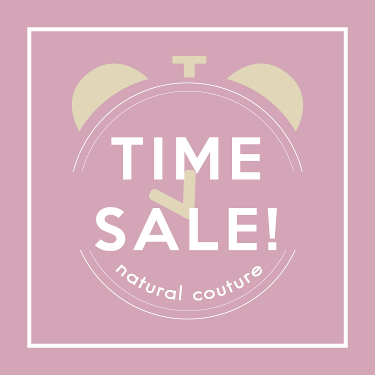 natural couture�i�i�`�������N�`���[���j�̃V���b�v�j���[�X�u�yTIME SALE�zZOZO�^�C���Z�[���A�J�Ò��I�v