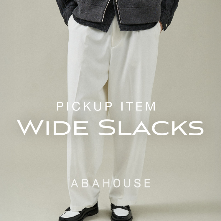 ABAHOUSE�i�A�o�n�E�X�j�̃V���b�v�j���[�X�u�t�ɑ劈��I������g���郏�C�h�X���b�N�X�p���c��PICK UP�I�v