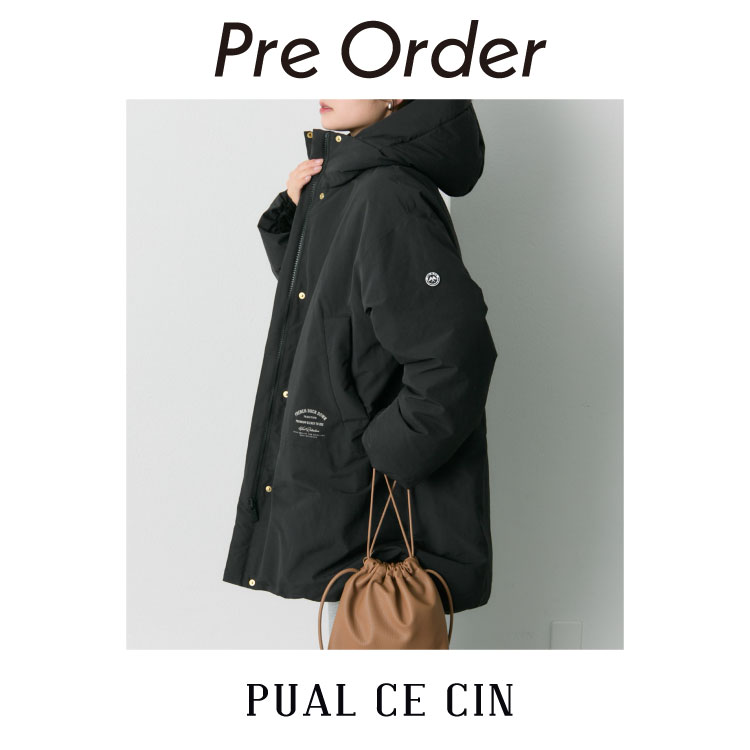 PUAL CE CIN　ヴィンテージライクデニムバンドカラーシャツ ヴィンテージライクデニムバンドカラーシャツ（シャツ/ブラウス