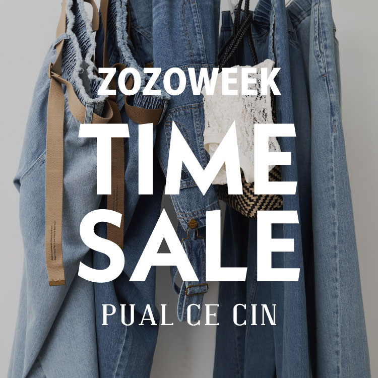 PUAL CE CIN�i�s���A���Z�V���j�̃V���b�v�j���[�X�u�yPUAL CE CIN�z�ď�����ZOZOWEEK�ŁITIME SALE�J�Ò��v
