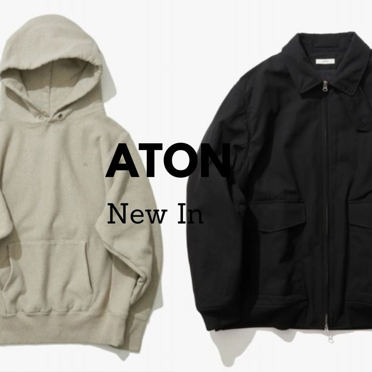 ATON (エイトン)48/2 NATURAL DYE COTTON | OVERSIZED L/S T-SHIRT（Tシャツ/カットソー）｜ATON（ エイトン）のファッション通販 - ZOZOTOWN