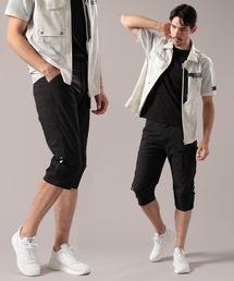 Avirex アヴィレックスのトピックス 綿とナイロンの混紡糸を使用しストレッチ性を持たせた薄手の素材を使用したクロップドパンツ Zozotown