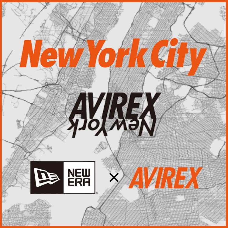 AVIREX × NEWERA》 NEWERA SWEAT PARKA NEWYORK MAP / ニューエラ