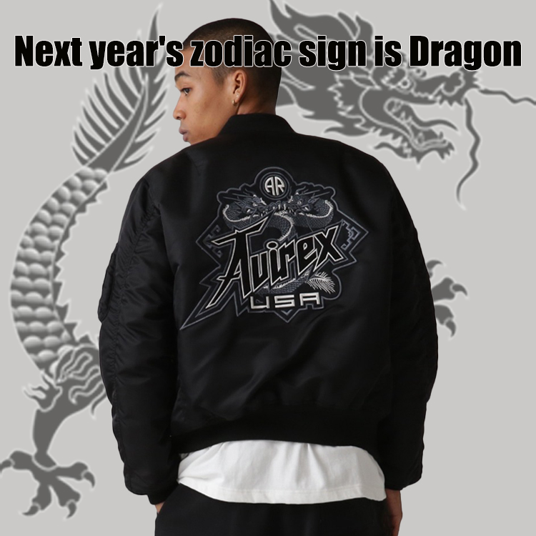 REBUILD COLLECTION》 DRAGON&SNAKE TRACKER JACKET / AVIREX