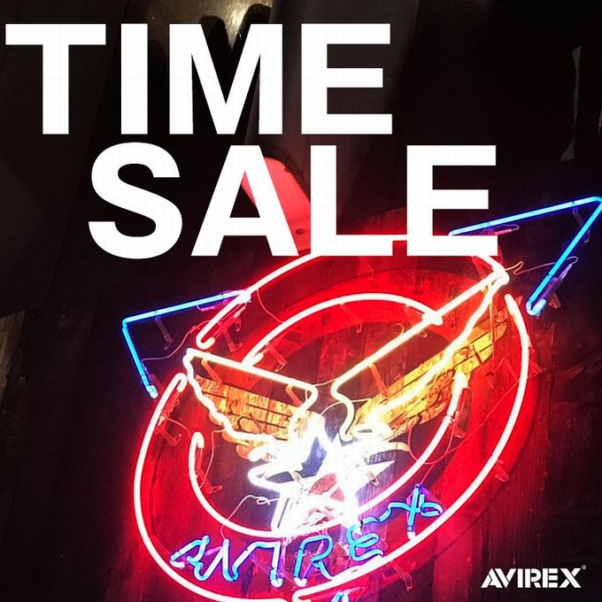 AVIREX｜アヴィレックスのトピックス「【AVIREX】＼最大85%OFF／タイム