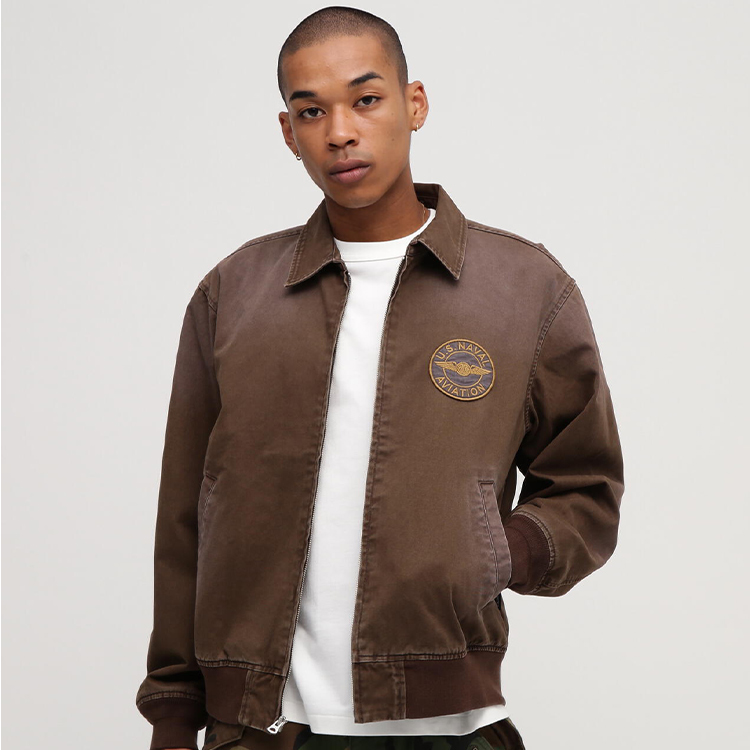 AVIREXiABbNXj̃Vbvj[XusRESTORE COLLECTIONtMILITARY COTTON UTILITY JACKETv
