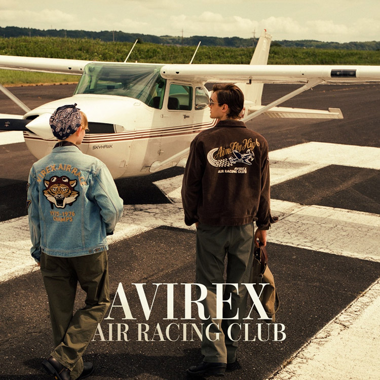 AVIREXiABbNXj̃Vbvj[Xuf25 AUTUMN & WINTER AVIREX AIR RACING CLUB NEW LINE START.v