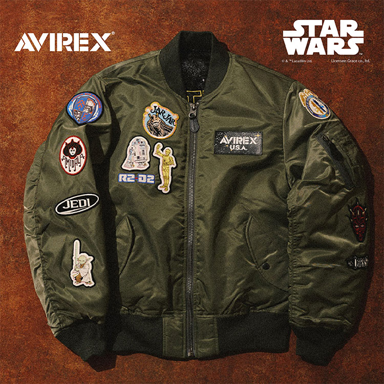 AVIREXiABbNXj̃Vbvj[XuAVIREX for STAR WARS COLLECTION MA-1v