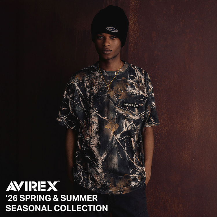AVIREX�i�A���B���b�N�X�j�̃V���b�v�j���[�X�u�f26 SPRING/SUMMER SEASONAL COLLECTION�v
