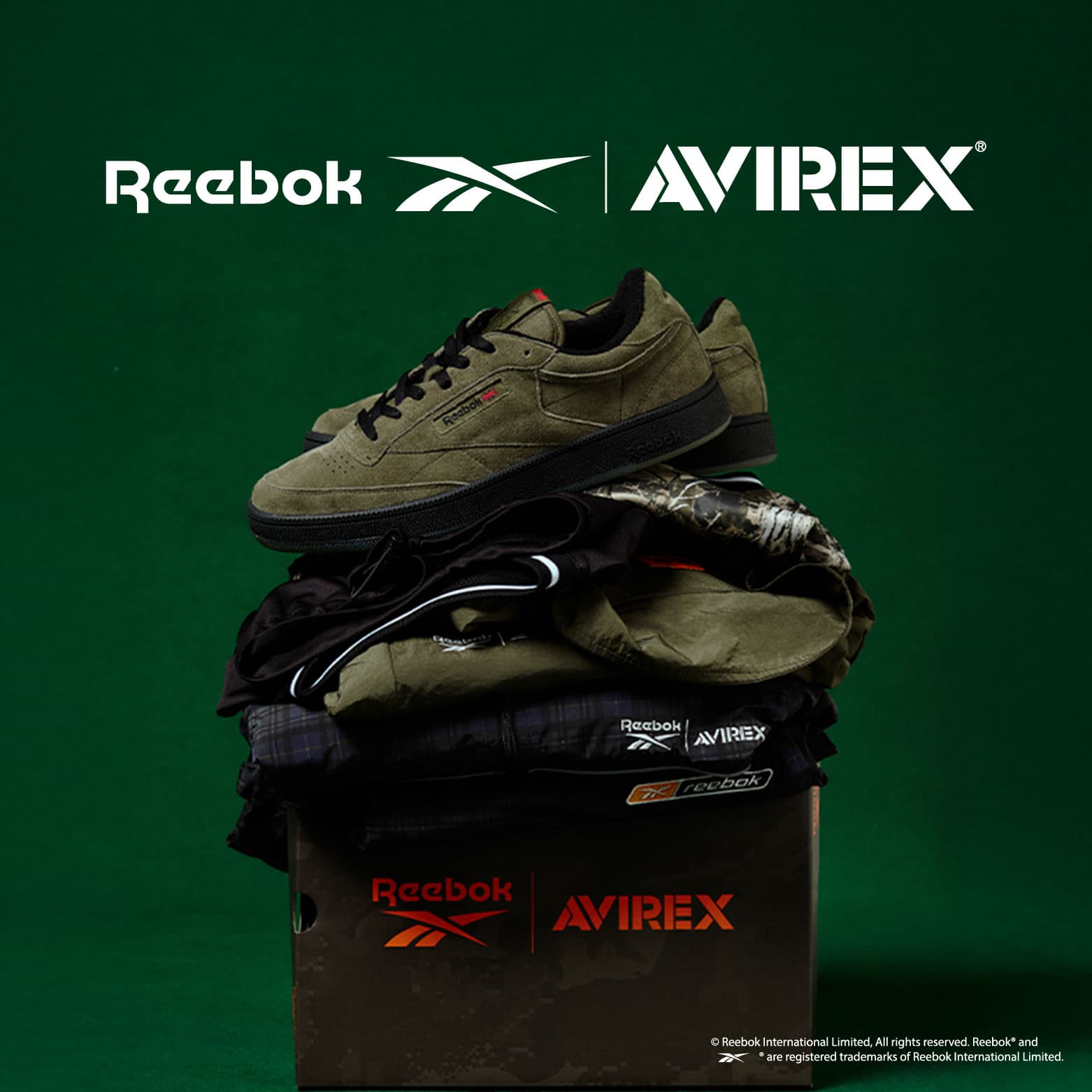 AVIREX�i�A���B���b�N�X�j�̃V���b�v�j���[�X�uAVIREX / Reebok '26FW COLLECTION 2026.10.10 (SAT)RELEASE.�v