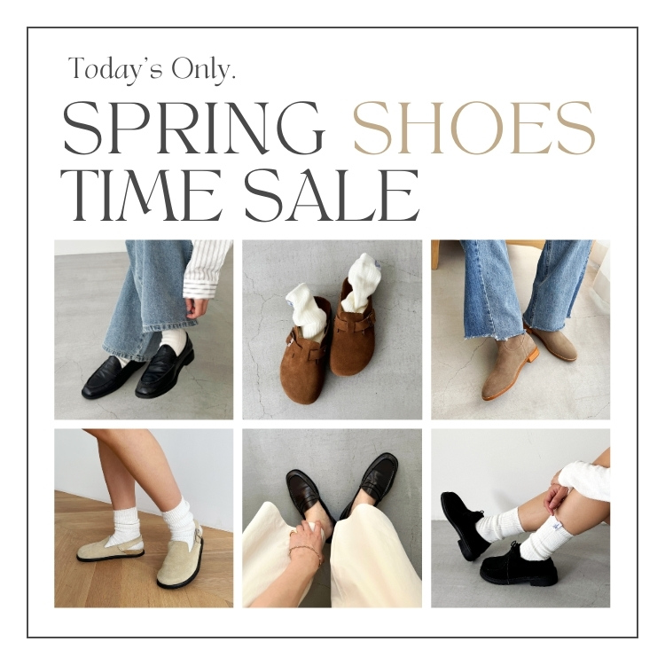 CANAL JEAN｜キャナルジーンのトピックス「【本日限定】SHOES TIME SALE！」 - ZOZOTOWN