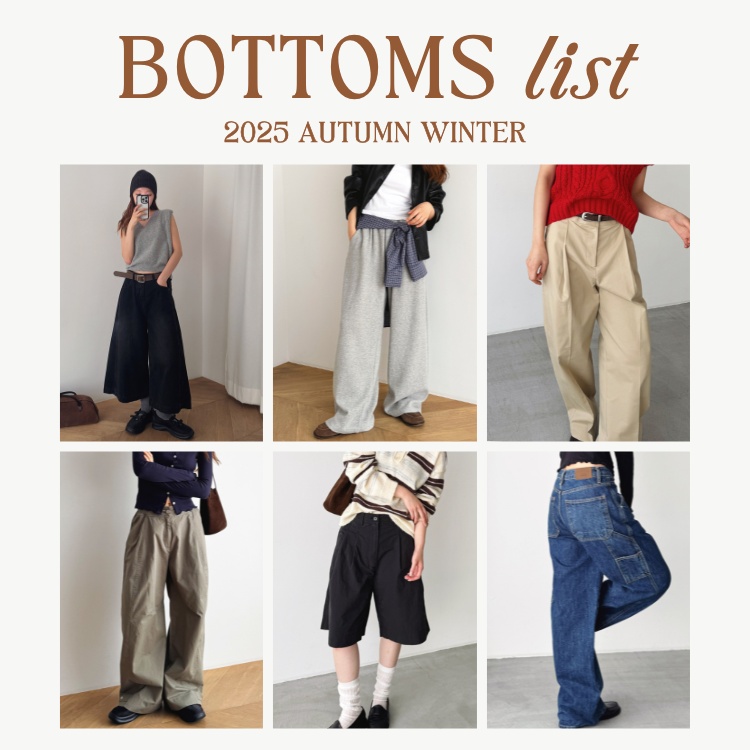 CANAL JEANiLiW[j̃Vbvj[XuBOTTOMS list.v