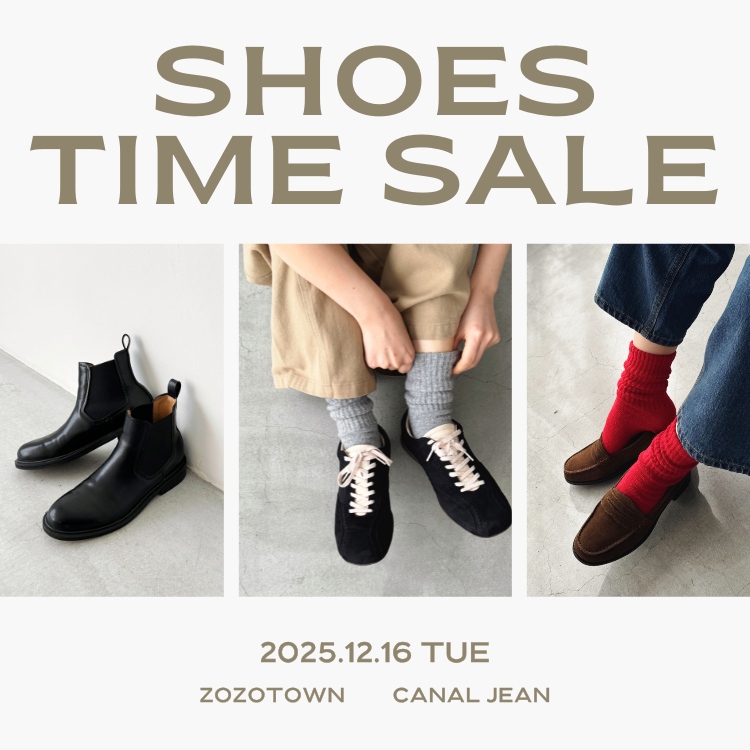 CANAL JEAN�i�L���i���W�[���j�̃V���b�v�j���[�X�u�y�{������zSHOES TIME SALE !�v
