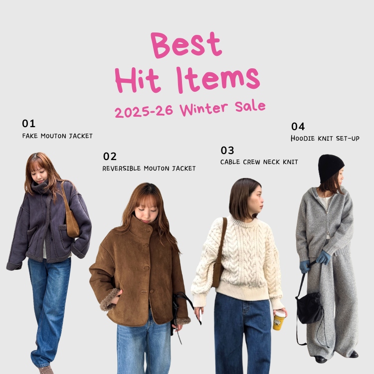 CANAL JEAN�i�L���i���W�[���j�̃V���b�v�j���[�X�uBEST HIT ITEMS�b�l�C�̓~�Z�[���A�C�e���v