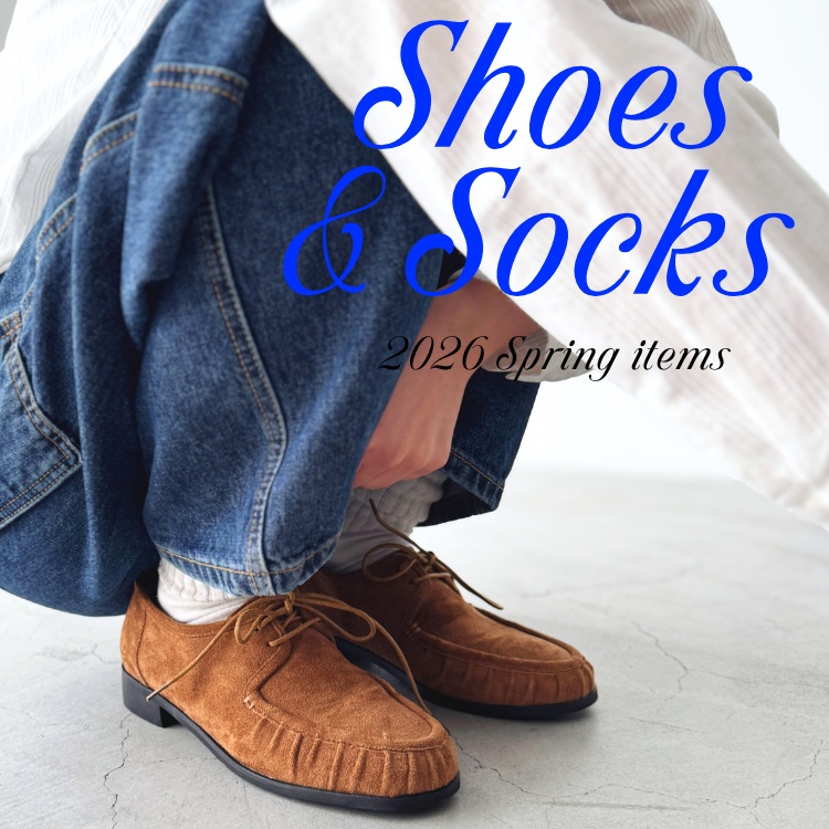 CANAL JEAN�i�L���i���W�[���j�̃V���b�v�j���[�X�uShoes & Socks�b�t�V���[�Y�ƃ\�b�N�X�v