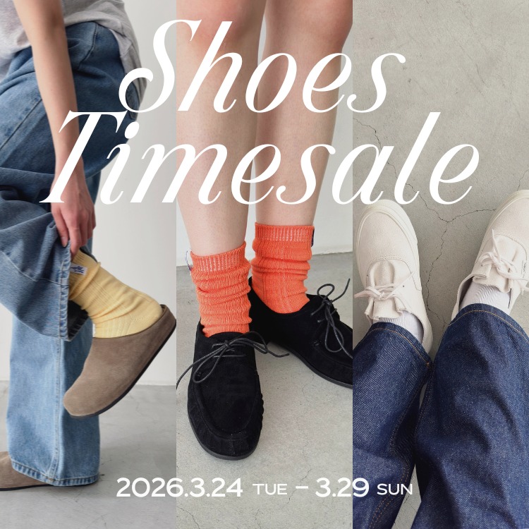 CANAL JEAN�i�L���i���W�[���j�̃V���b�v�j���[�X�uSHOES TIME SALE !�v