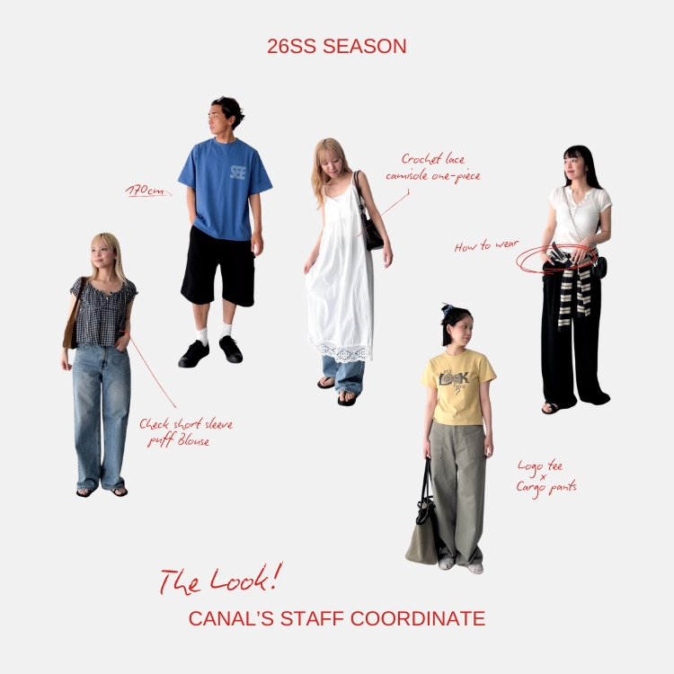 CANAL JEAN�i�L���i���W�[���j�̃V���b�v�j���[�X�uCANAL'S STAFF COORDINATE.�v