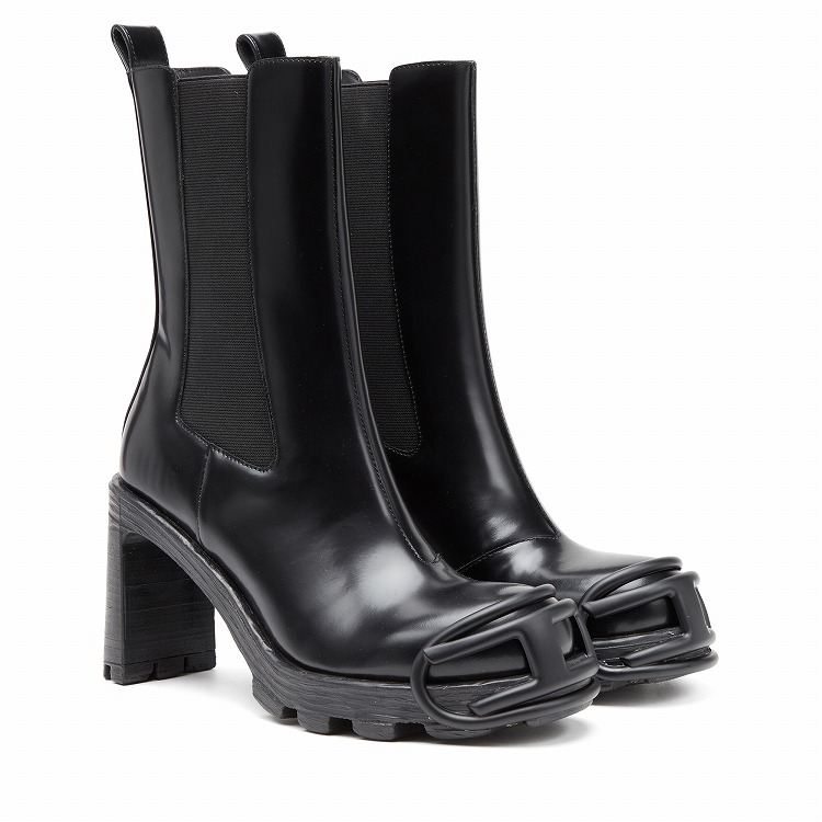 ◎ディーゼル 良品 レザーブーツ DIESEL エナメルブーツ 靴 レザーシューズ メンズ レースアップシューズ DIESEL - DIESEL エナメル ブーツの通販 by みどりのぴっぴの店