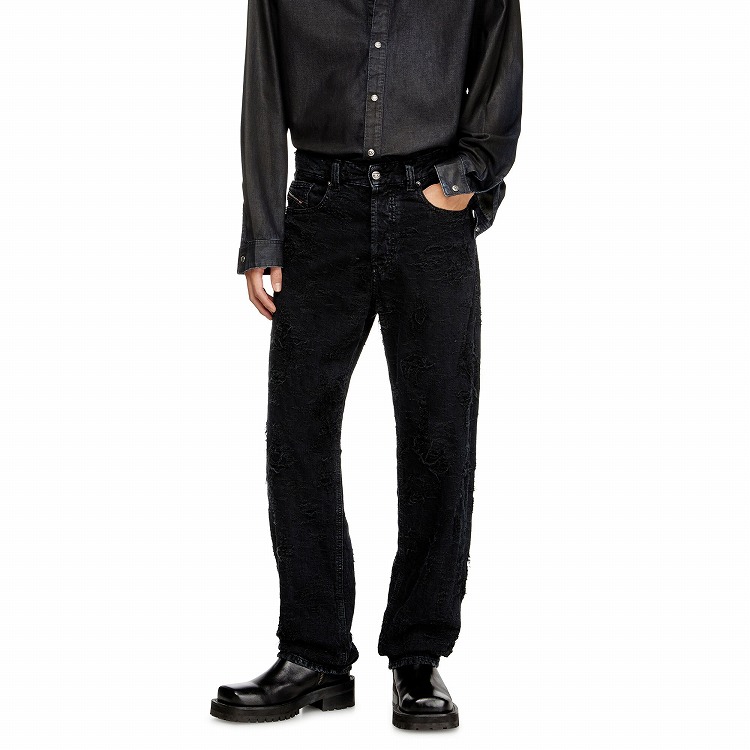 DIESEL ジョグジーンズ W30 デニムパンツジョグジーンズテーパードレギュラーフィット | ダーク