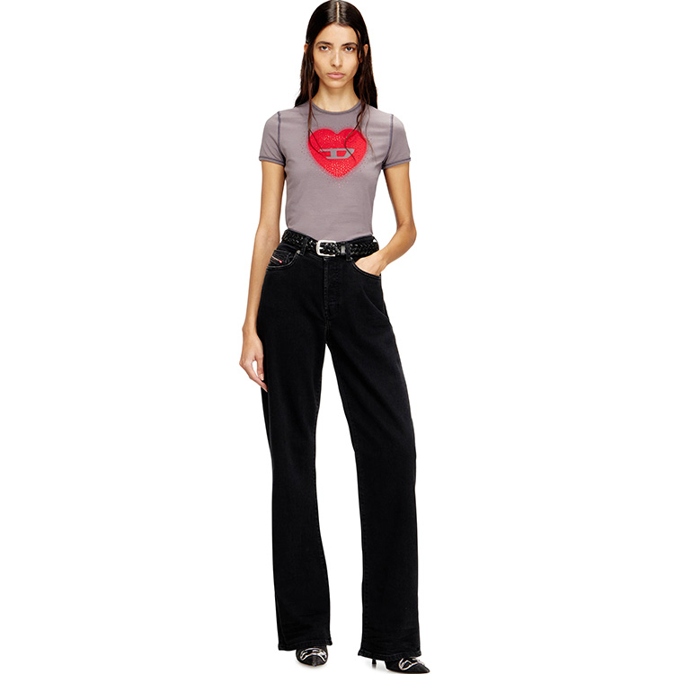 ウィメンズ Tシャツ T-REGS-OD-Q1（Tシャツ/カットソー）｜DIESEL