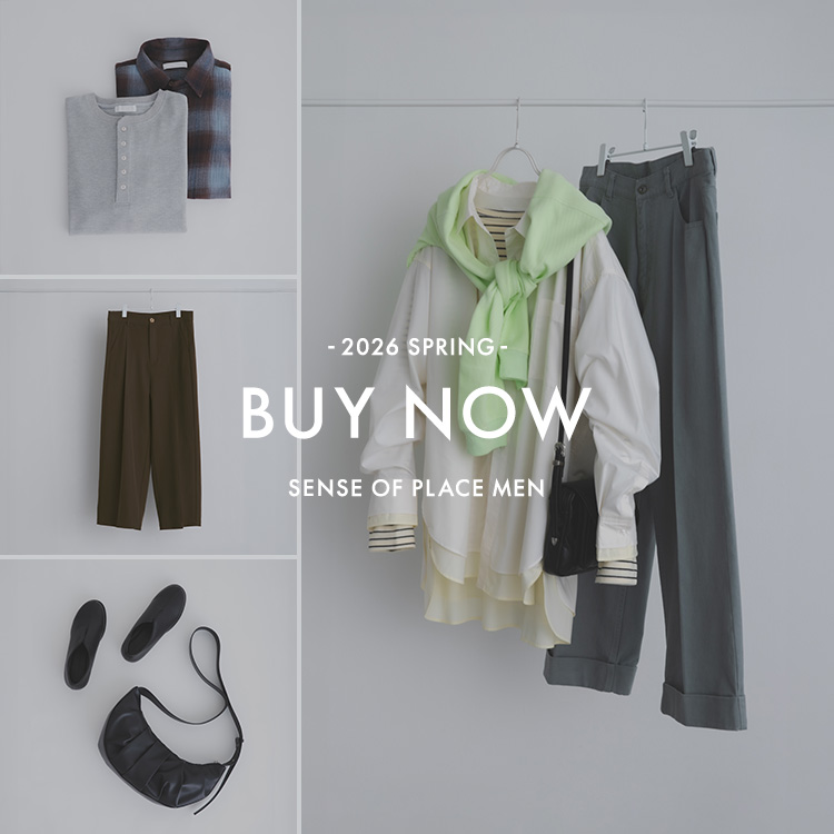 SENSE OF PLACE by URBAN RESEARCH�i�Z���X �I�u �v���C�X �o�C �A�[�o�����T�[�`�j�̃V���b�v�j���[�X�u�ySENSE OF PLACE�zBUY NOW -2026 SPRING SENSE OF PLACE MEN -�v