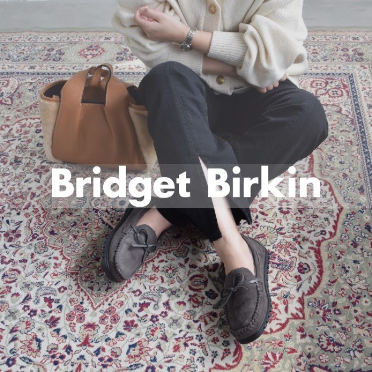 Bridget Birkin】ヒールアップリボンローファー(531614)（ローファー