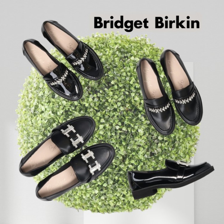 セール】【Bridget Birkin】ラインストーンローファー(531622