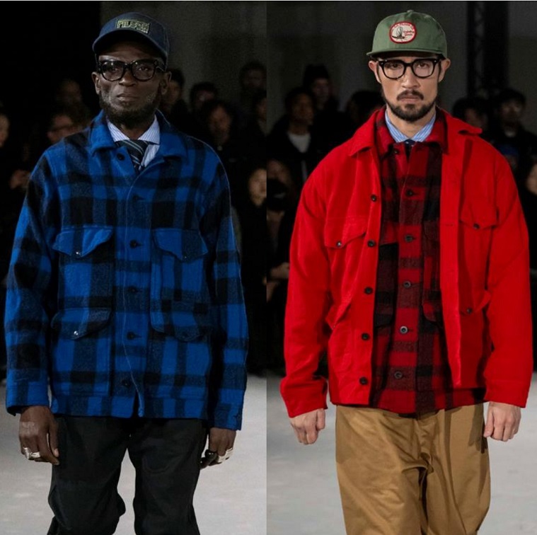JUNYA WATANABE MANiW^ix}j̃Vbvj[XuuFILSONvW-NAME WOOL CHECK JACKETv